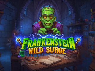 Il logo della slot Frankenstein Wild Surge