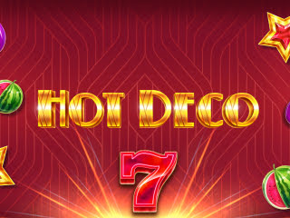 Il logo della slot Hot Deco