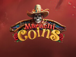 Il logo della slot Mariachi Coins