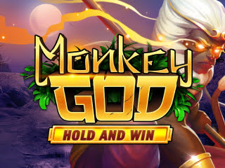 Il logo della slot Monkey God Hold and Win