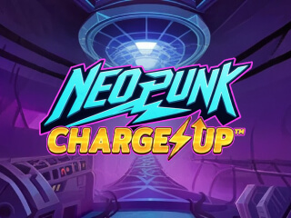 Il logo della slot Neopunk Charge Up