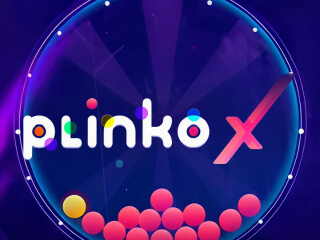 Il logo della slot Plinko X