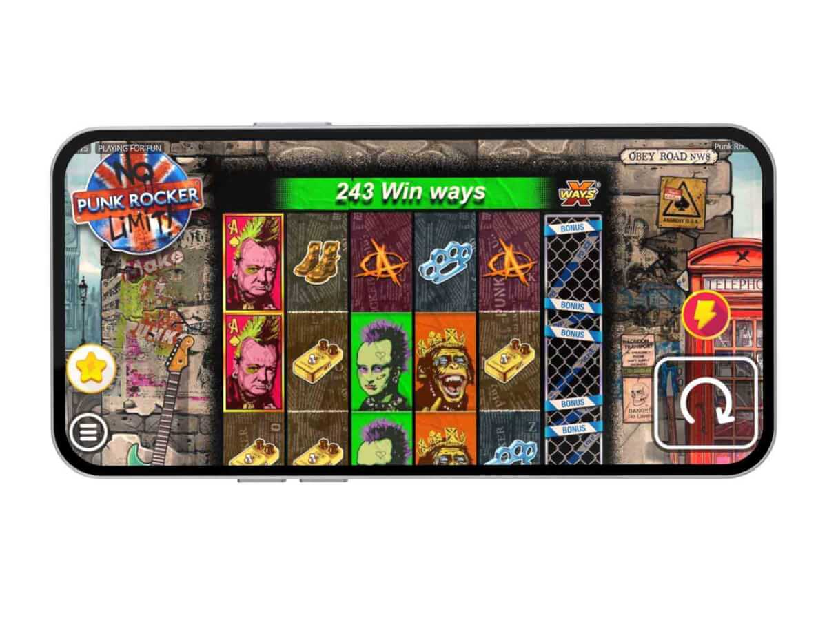 La slot mobile Punk Rocker