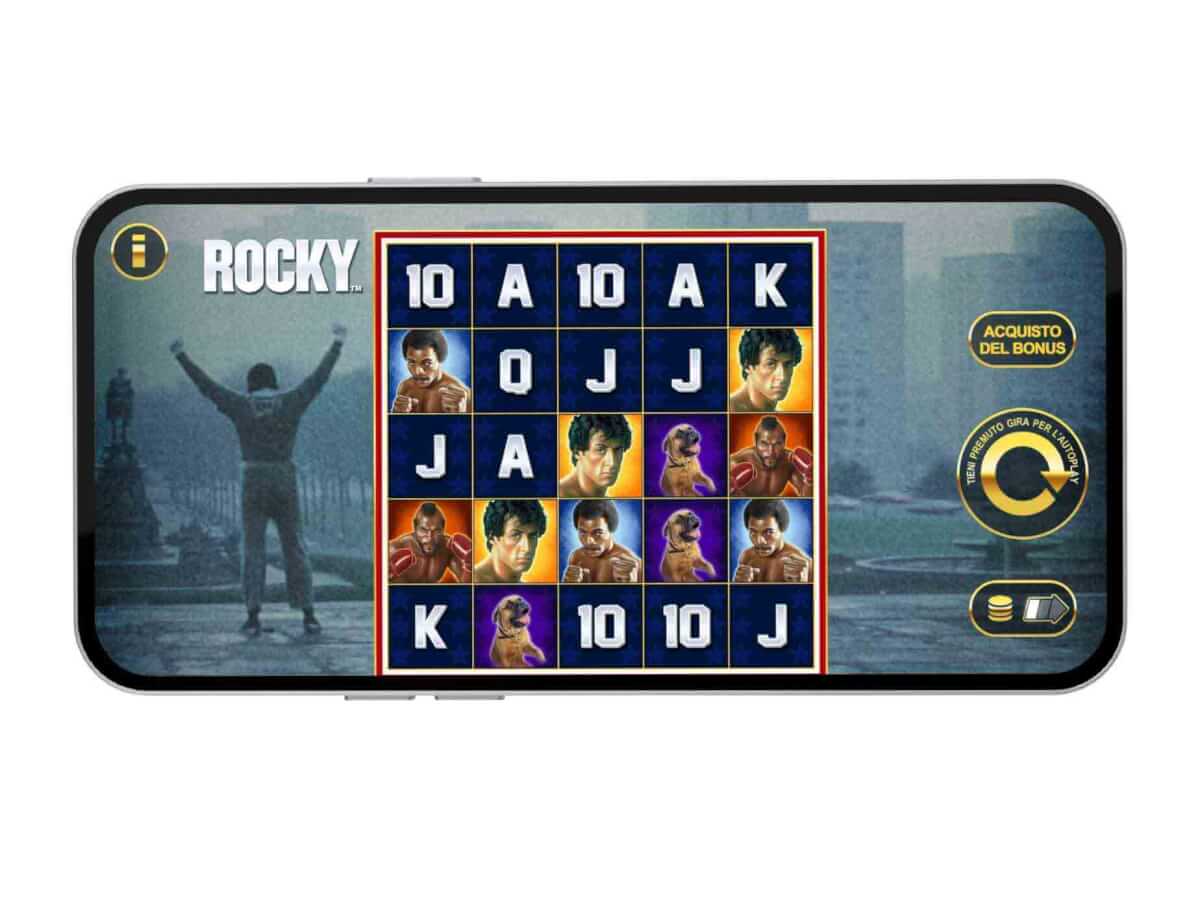 La slot mobile Rocky