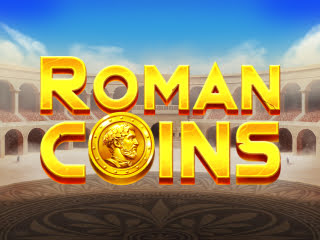 Il logo della slot Roman Coins