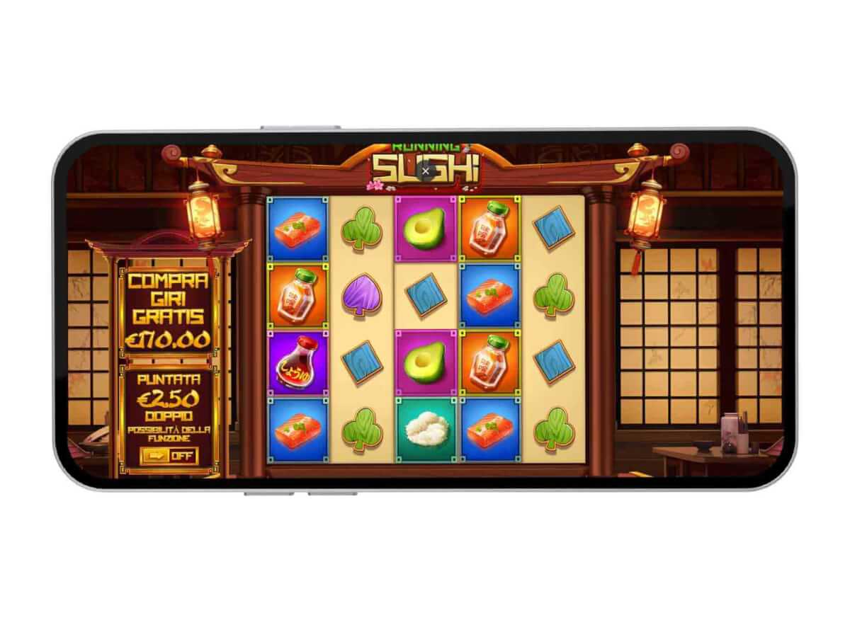 La slot mobile Running Sushi