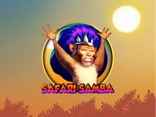 Il logo della slot Safari Samba