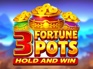 Il logo della slot 3 Fortune Pots Hold and Win