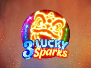 Il logo della slot 3 Lucky Sparks