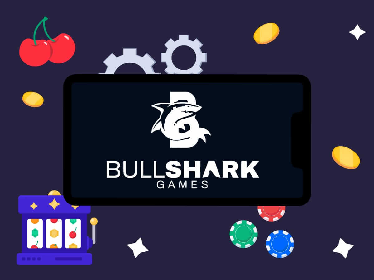 Il logo del software provider per casinò Bullshark Games