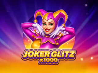 Il logo della slot Joker Glitz