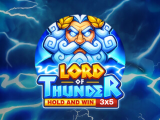 Il logo della slot Lord of Thunder