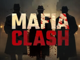 Il logo della slot Mafia Clash