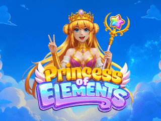 Il logo della slot Princess of Elements