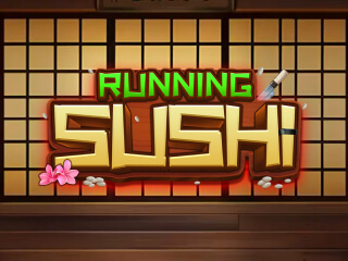 Il logo della slot Running Sushi