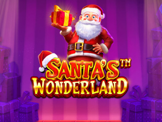 Il logo della slot Santa's Wonderland