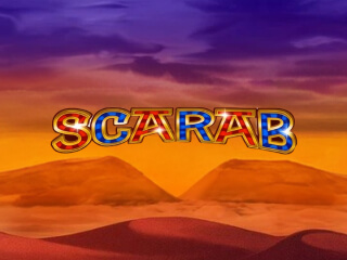 Il logo della slot Scarab