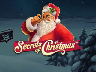 Il logo della slot Secrets of Christmas