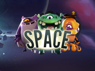 Il logo della slot Space Wars