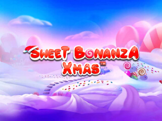 Il logo della slot Sweet Bonanza Xmas
