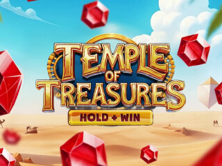 Il logo della slot Temple of Treasures