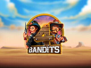 Il logo della slot 4 Bandits