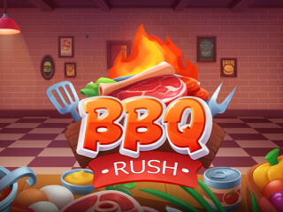 Il logo della slot BBQ Rush