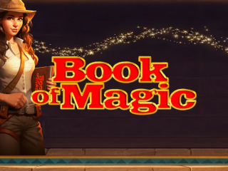 Il logo della slot Book of Magic