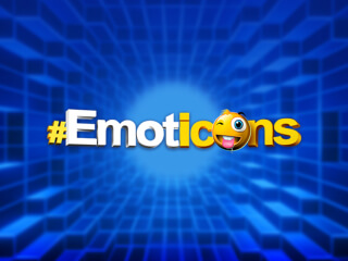 Il logo della slot Emoticons