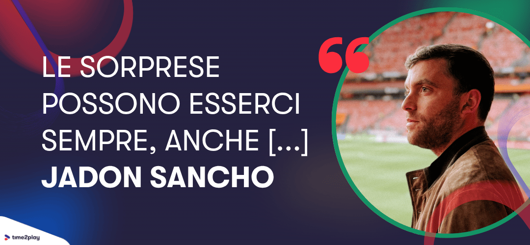 Le sorprese possono esserci sempre, anche [...] Jadon Sancho. Fabrizio Romano