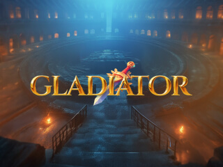 Il logo della slot Gladiator