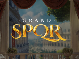 Il logo della slot Grand SPQR