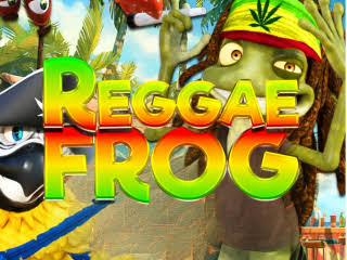 Il logo della slot Reggae Frog