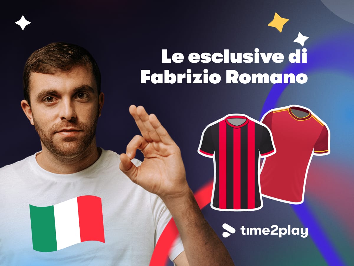 Fabrizio Romano e le maglie di Milan e Roma