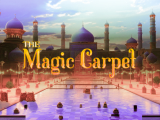 Il logo della slot The Magic Carpet