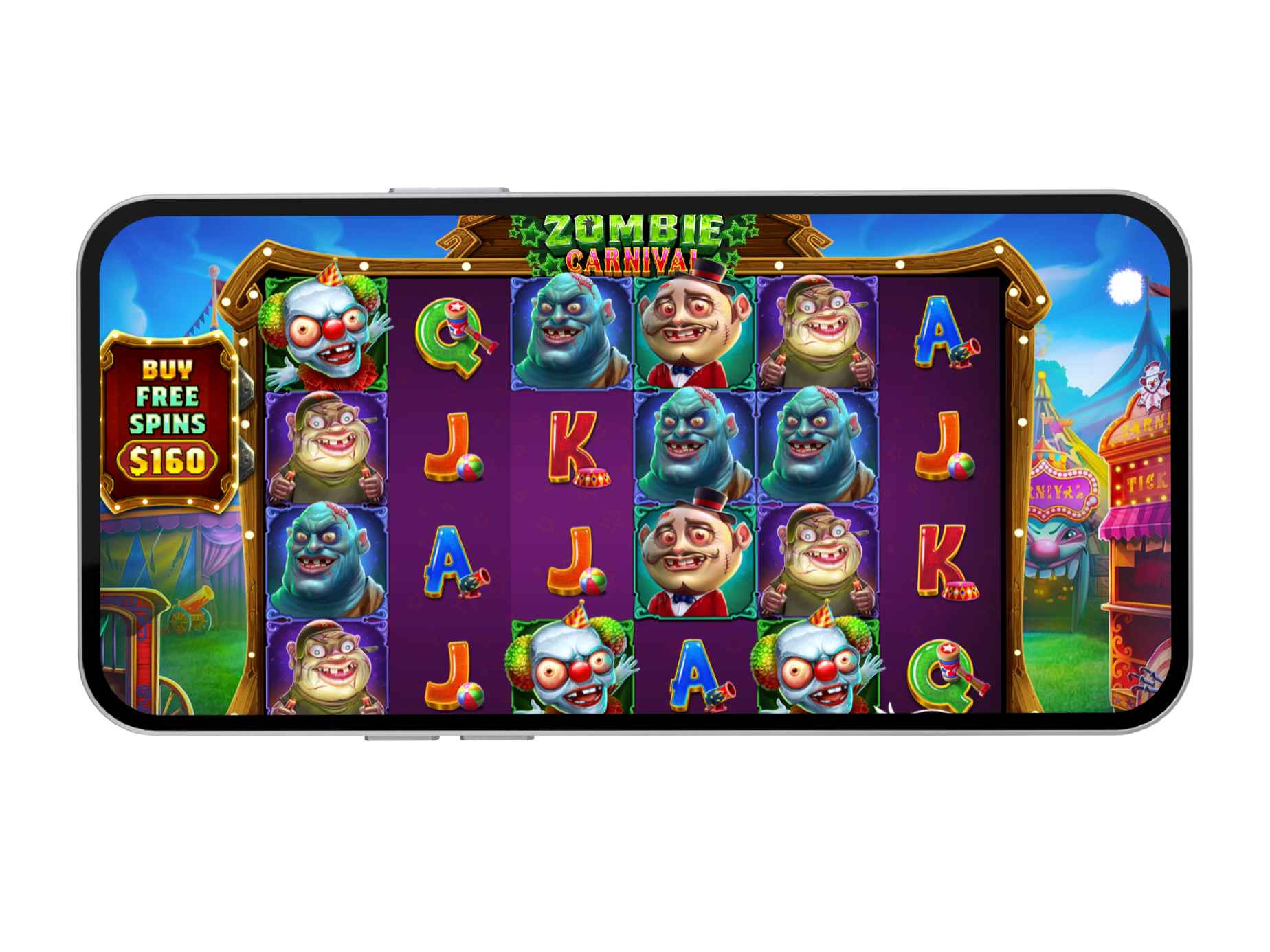 La slot mobile Zombie Carnival