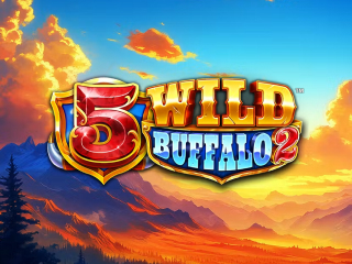 Il logo della slot 5 Wild Buffalo 2