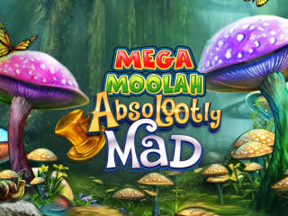Il logo della slot Absolootly Mad Mega Moolah