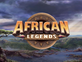 Il logo della slot African Legends