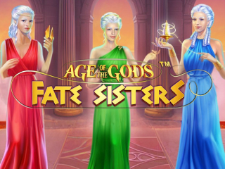 Il logo della slot Age of the Gods: Fate Sisters