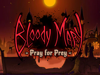 Il logo della slot Bloody Mary Pray for Prey