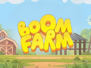 Il logo della slot Boom Farm