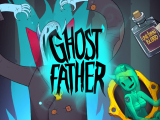 Il logo della slot Ghostfather