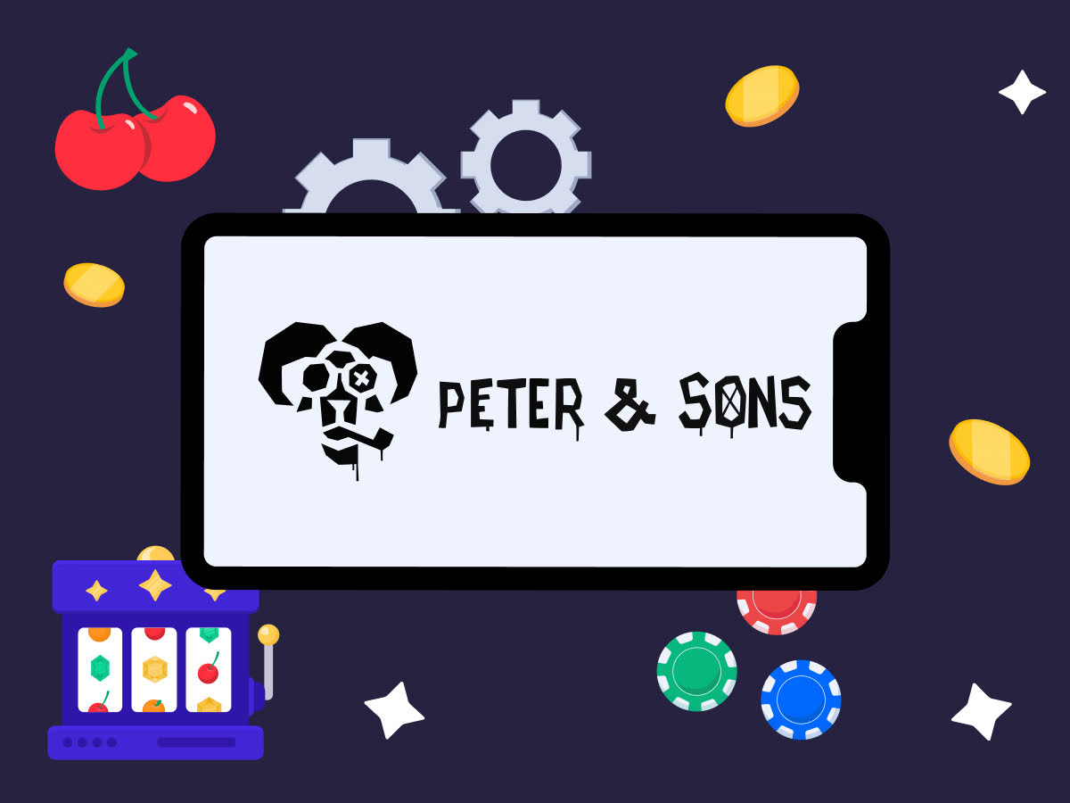 Il logo del provider di software casinò Peter&Sons