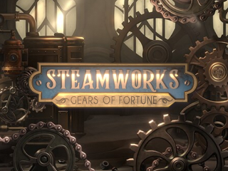 Il logo della slot Steamworks Gear of Fortune