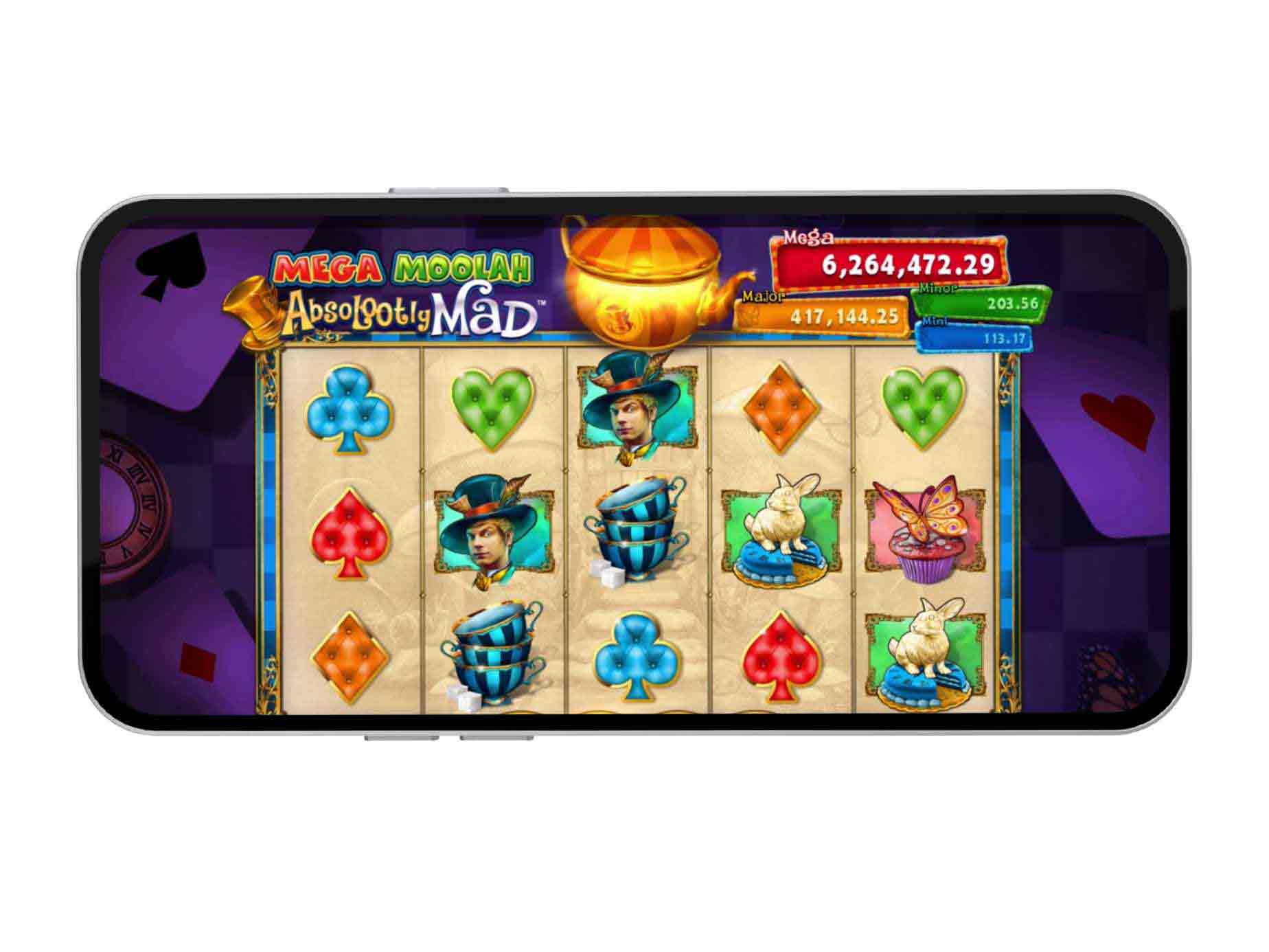 La slot mobile Absolootly Mad Mega Moolah