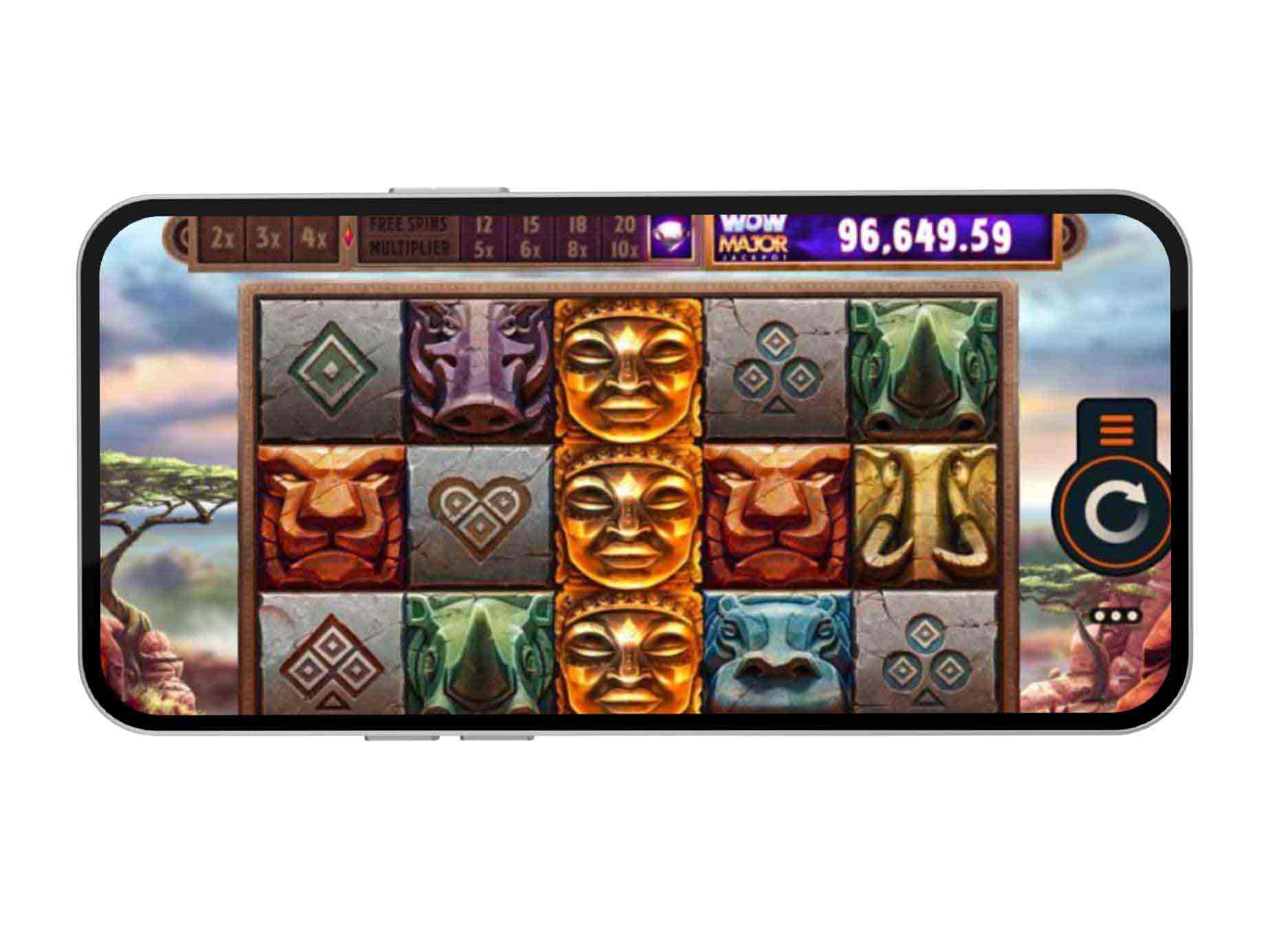La slot mobile African Legends