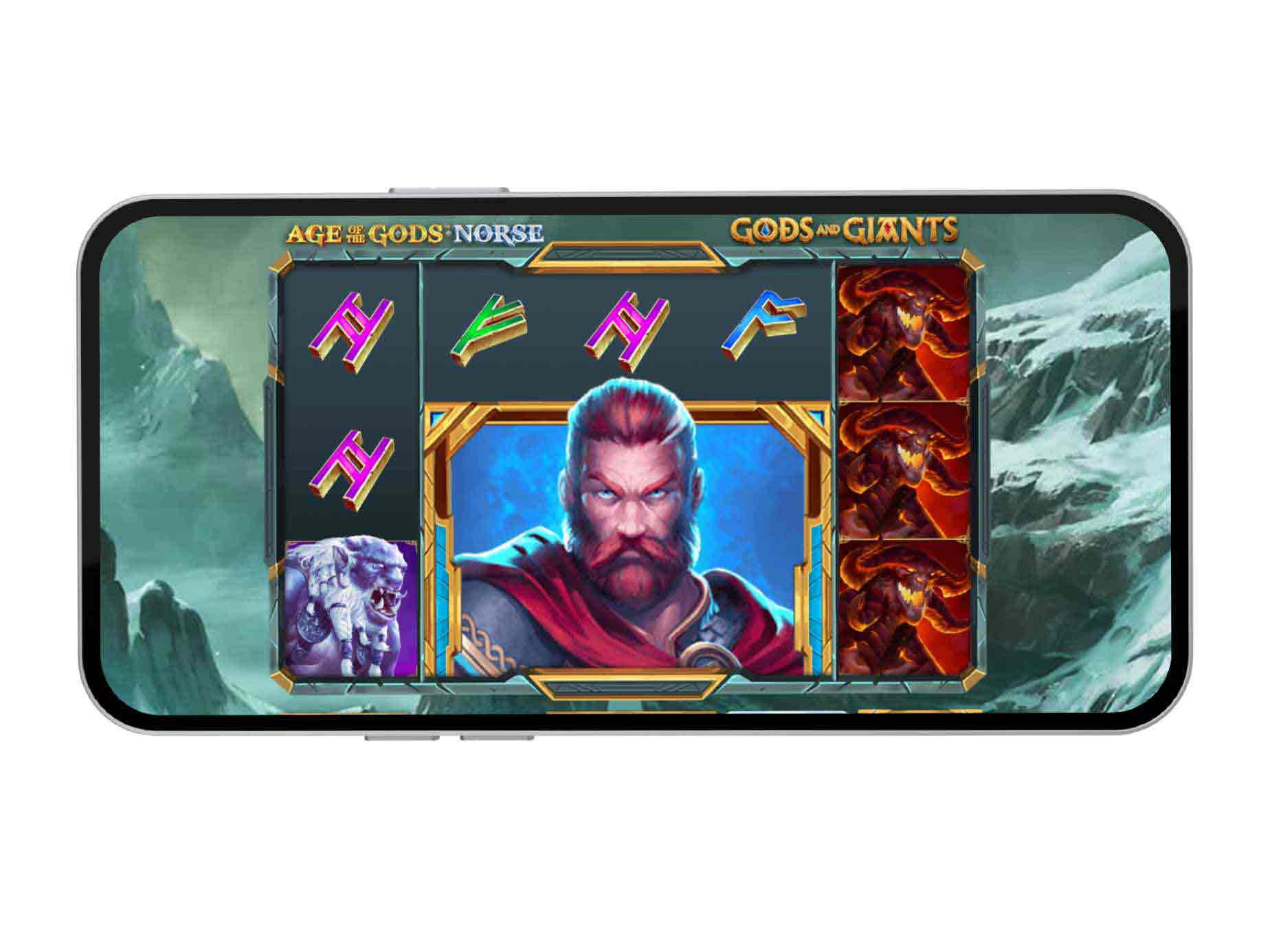 La slot mobile Age of the Gods Norse: Gods and Giants