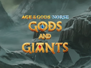 Il logo della slot Age of the Gods Norse: Gods and Giants