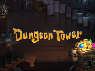 Il logo della slot Dungeon Tower